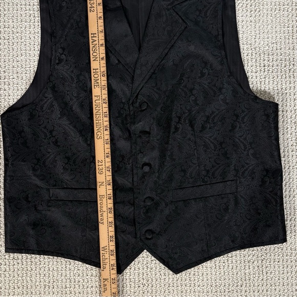 Men's Black Formal Vest - Picture 7 of 7